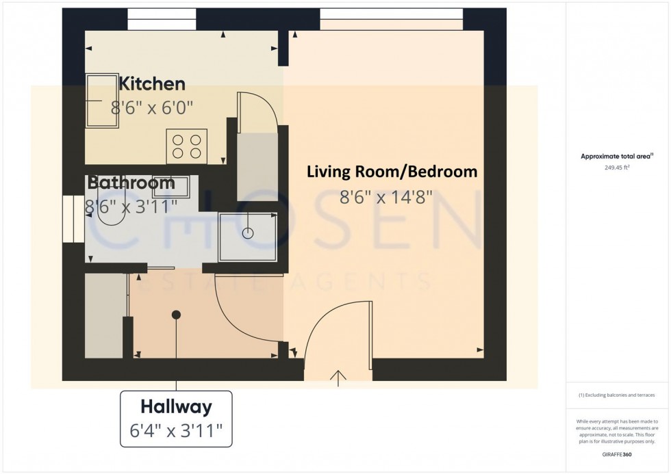 Floorplan for Bader Avenue, Churchdown