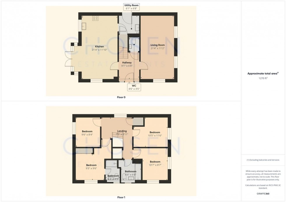 Floorplan for Milliner Crescent, Churchdown