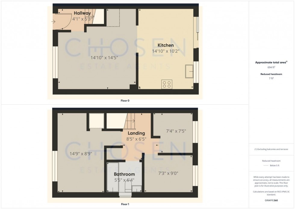 Floorplan for Katherine Close, Churchdown