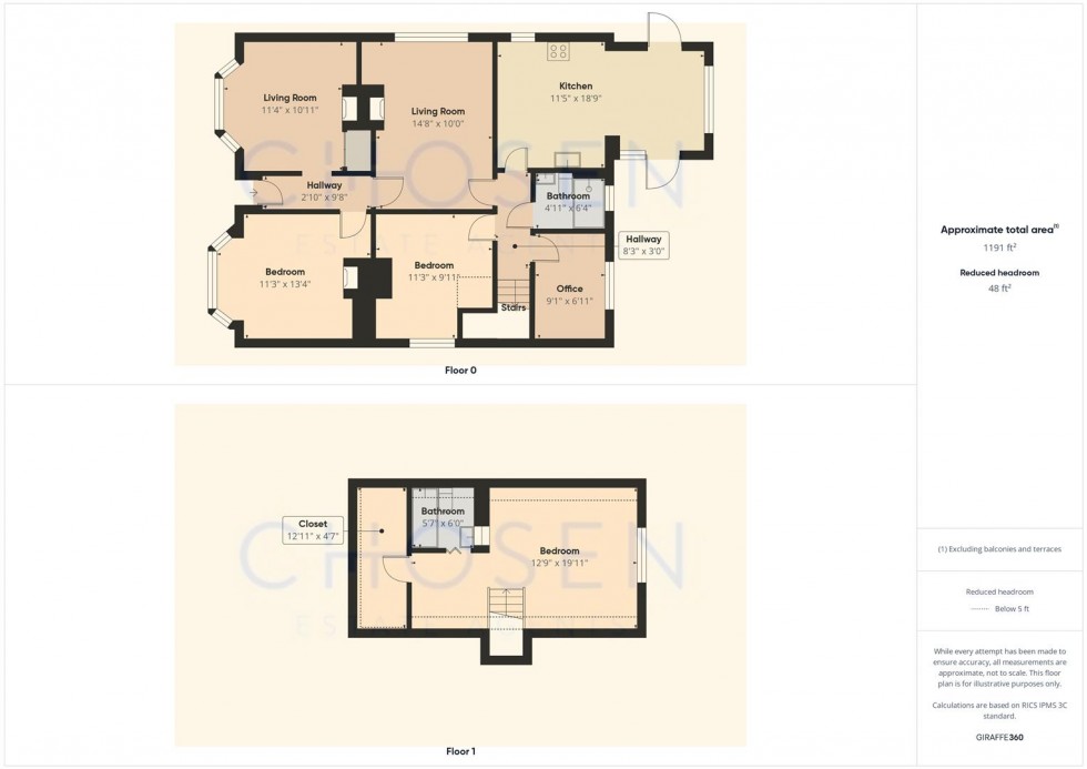 Floorplan for Church Road, Churchdown, Gloucester