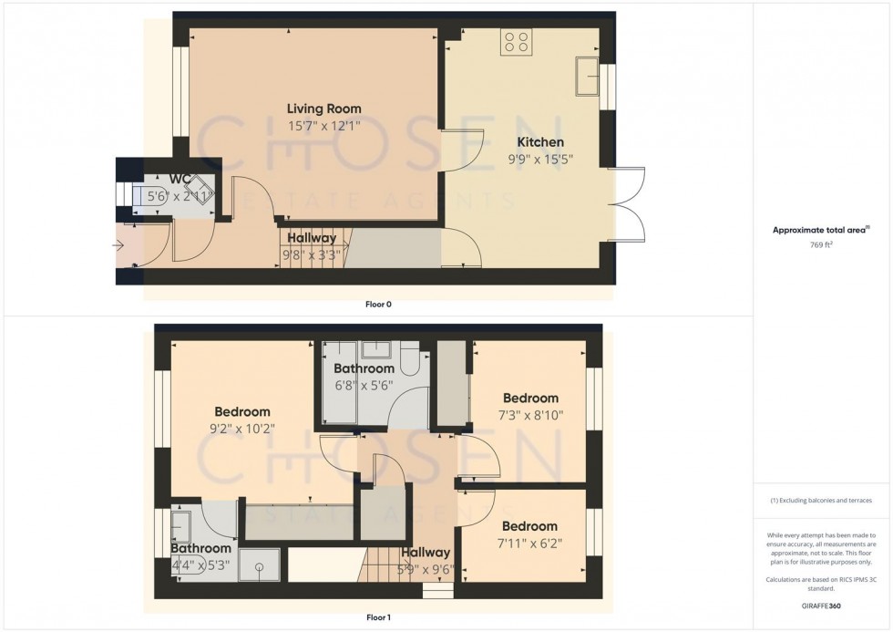 Floorplan for The Nurseries, Churchdown, Gloucester