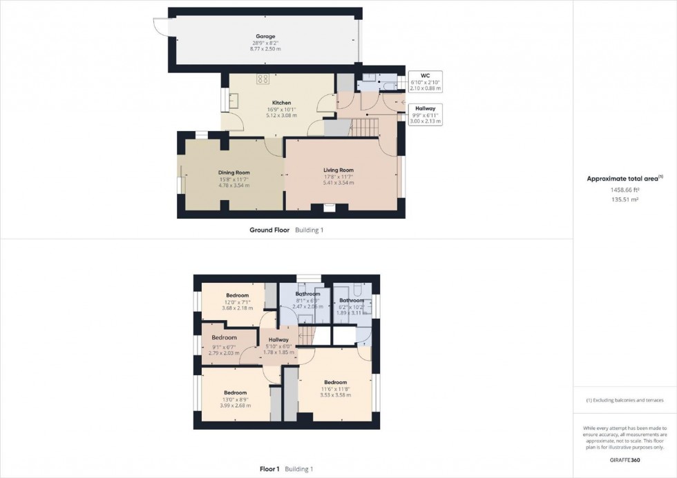 Floorplan for Anne Hathaway Drive, Churchdown