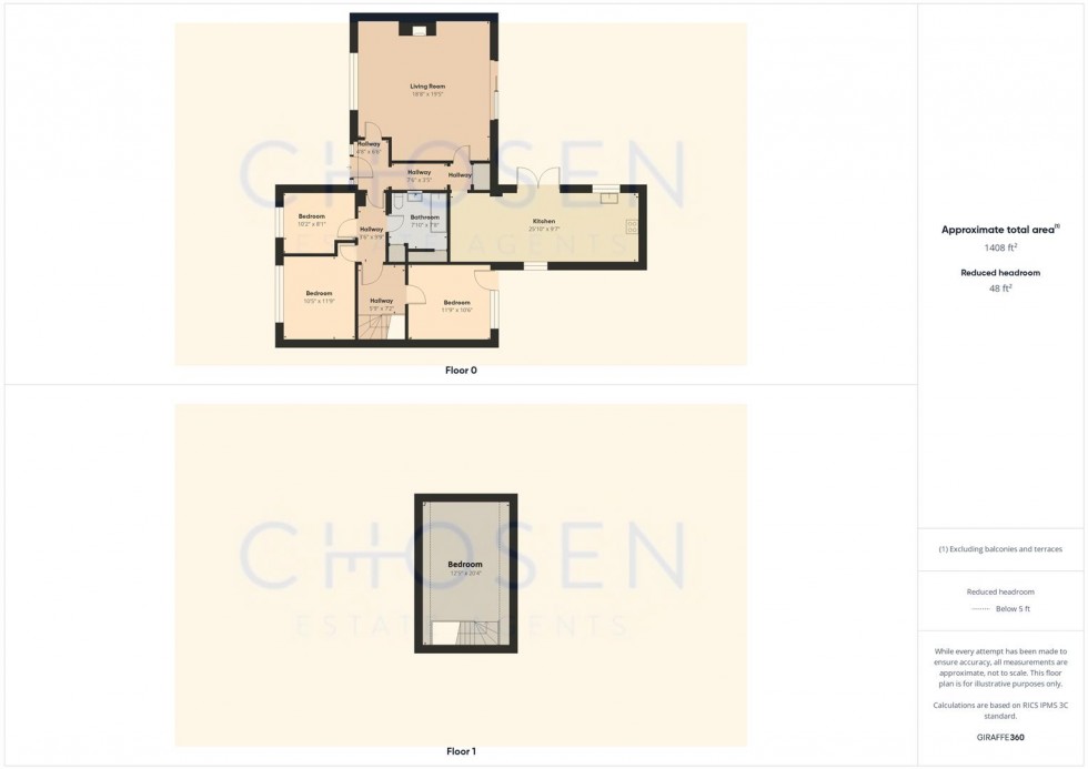 Floorplan for Lawn Crescent, Shurdington, Cheltenham