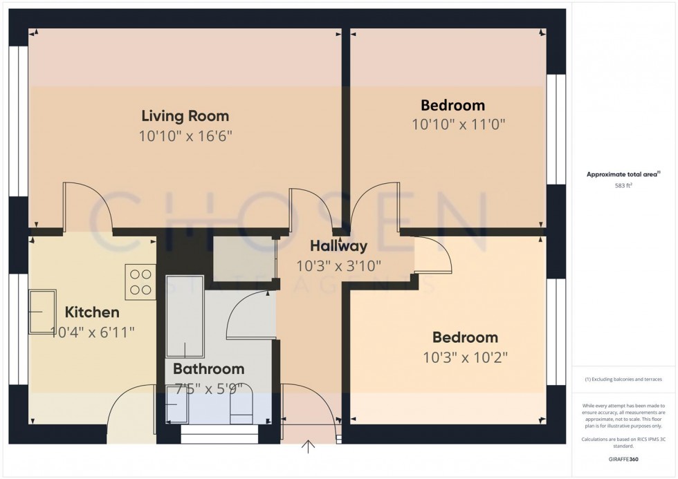 Floorplan for Brookfield Lane, Churchdown Village
