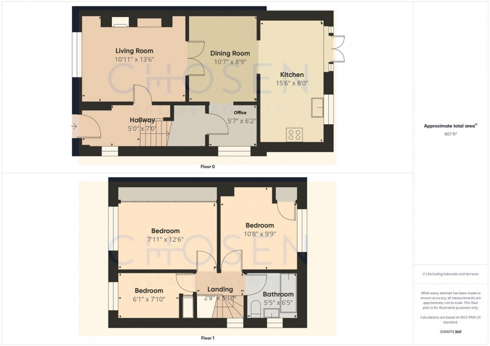 Floorplan for Holtham Avenue, Churchdown, Gloucester