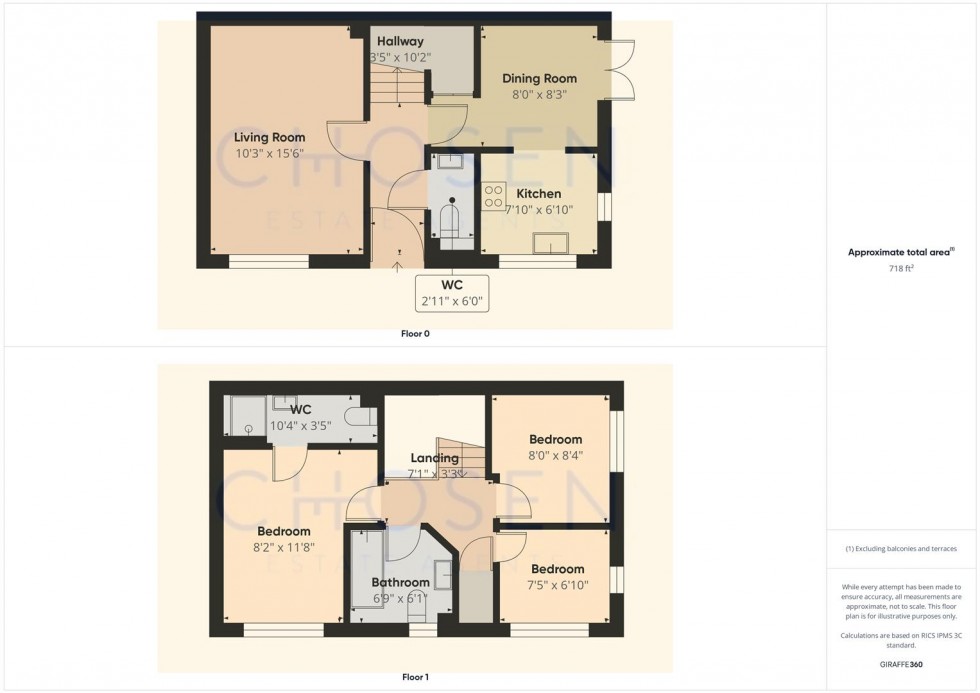 Floorplan for Marlstone Drive, Churchdown, Gloucester
