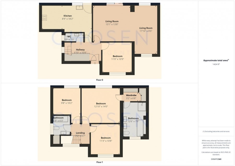 Floorplan for Kilminster Court, Churchdown