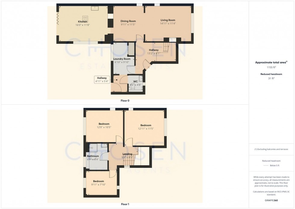 Floorplan for Green Lane, Gloucester