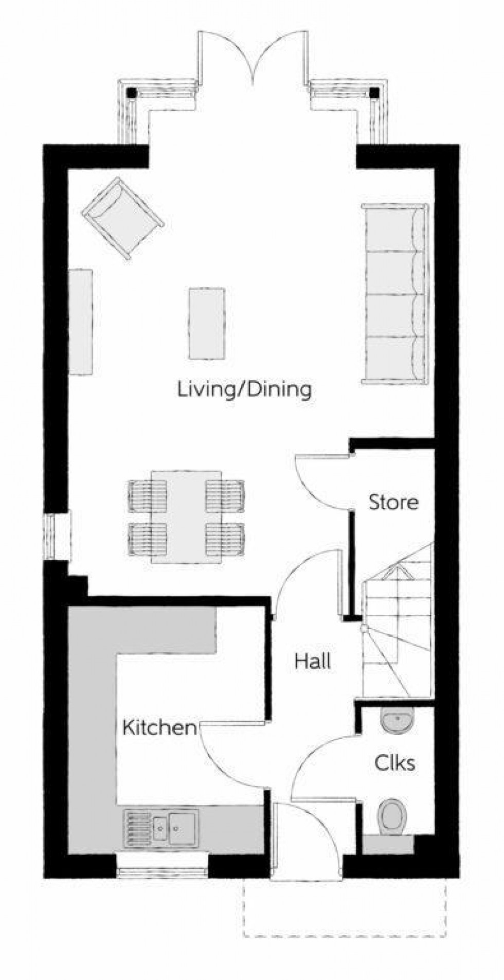 Floorplan for Parkside Drive, Gloucester