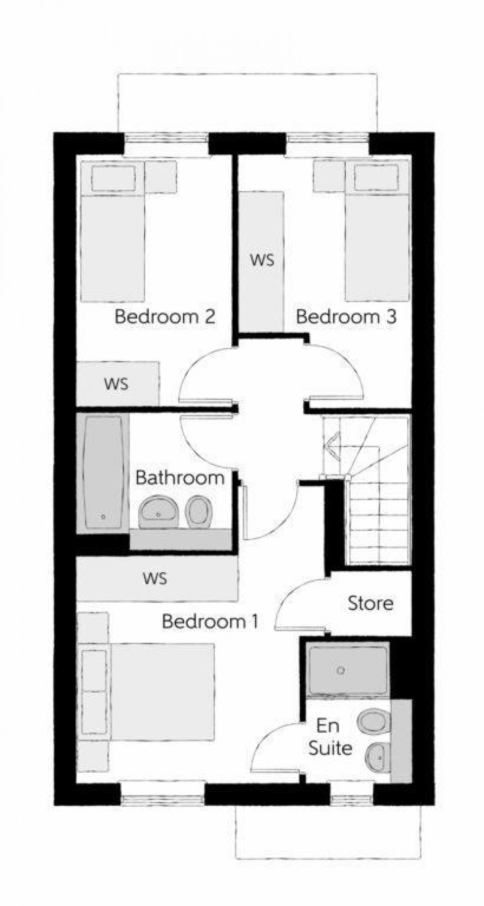 Floorplan for Parkside Drive, Gloucester
