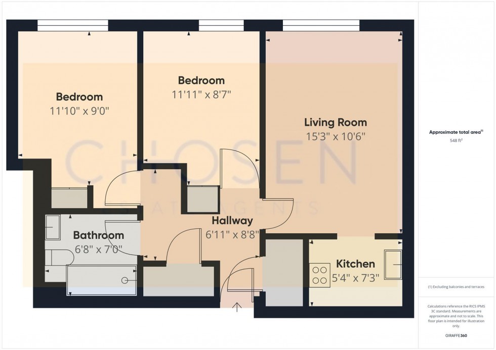 Floorplan for Pittville Circus Road, Cheltenham