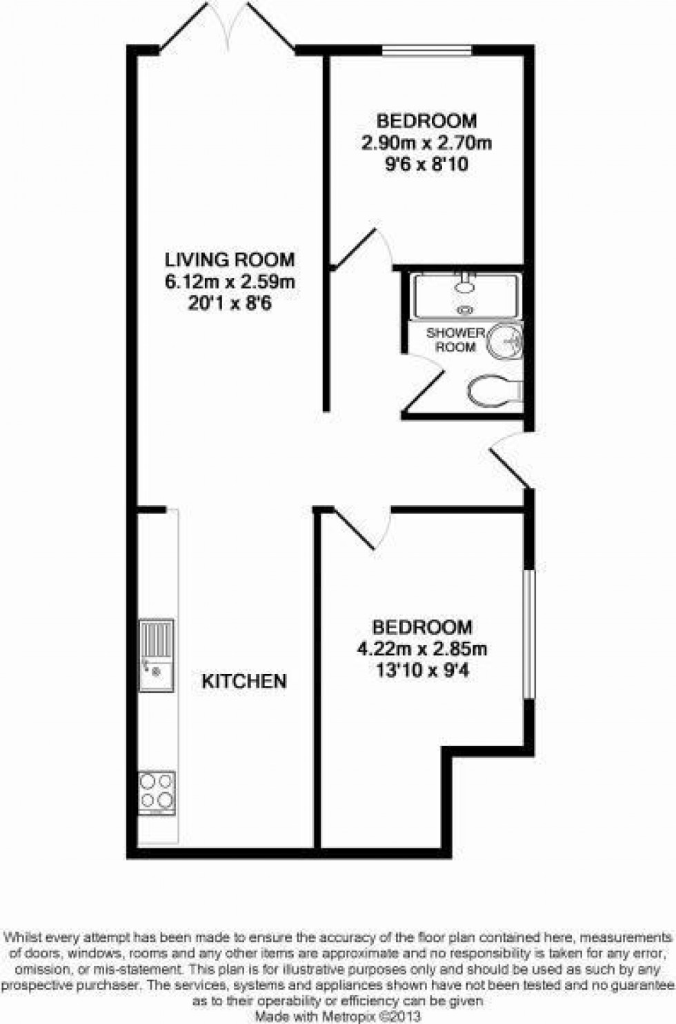 Floorplan for Hempsted Lane, Gloucester
