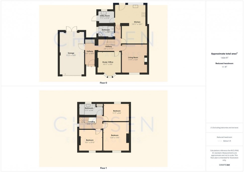 Floorplan for Parton Road, Churchdown, Gloucester