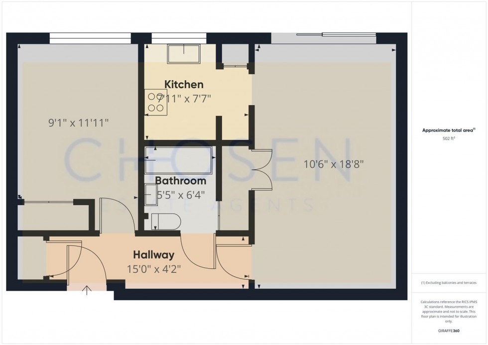 Floorplan for Golden Vale, Churchdown, GLOUCESTER