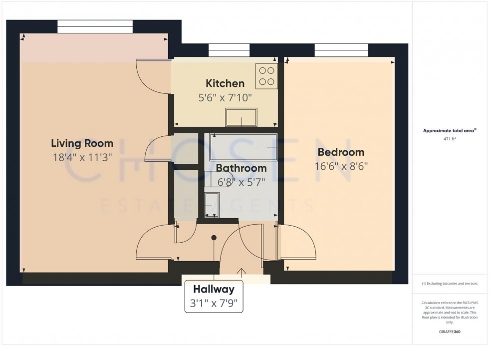 Floorplan for Chapel Hay Lane, Churchdown