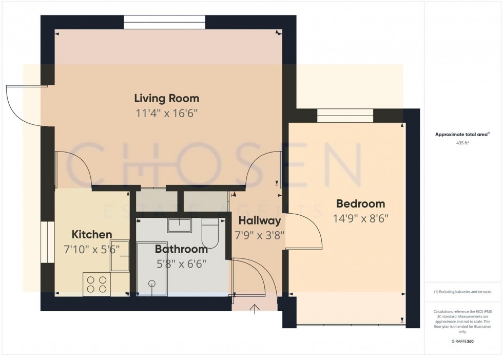 Floorplan for Chapel Hay Lane, Churchdown