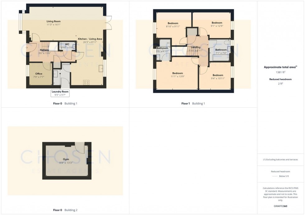 Floorplan for Plough Close, Brockworth, Gloucester