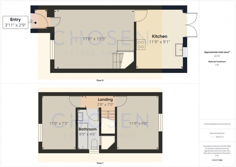 Floorplan for Grenville Close, Gloucester