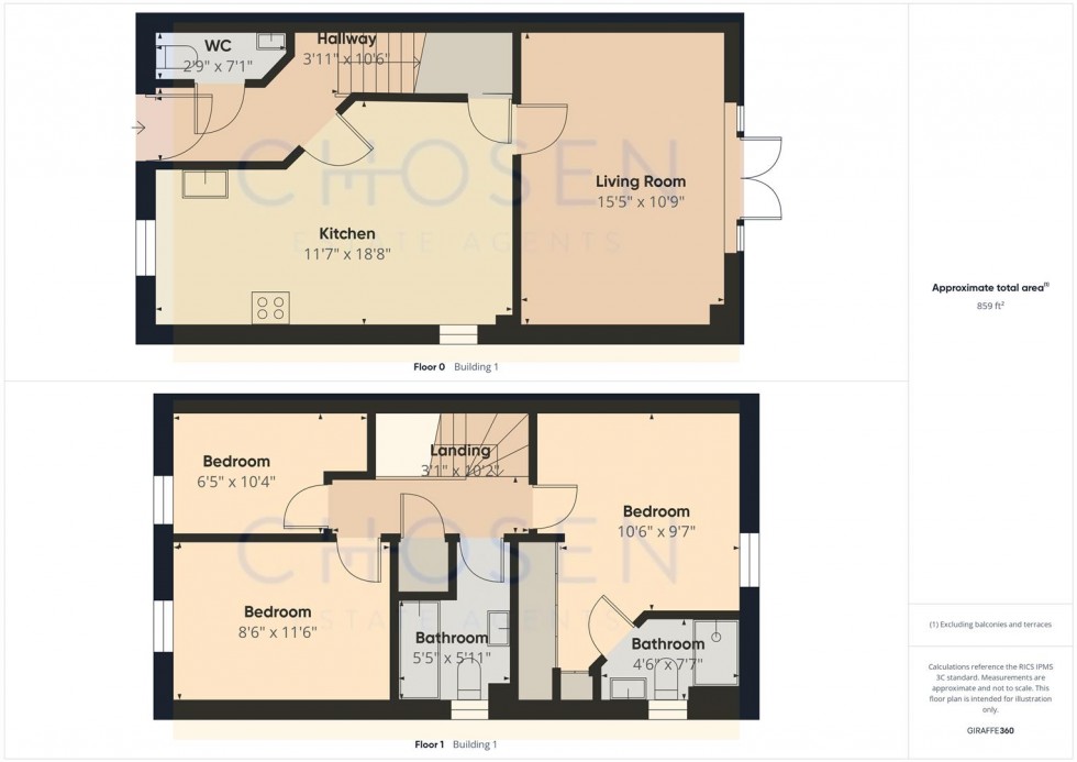 Floorplan for Peregrine Road, Brockworth, Gloucester
