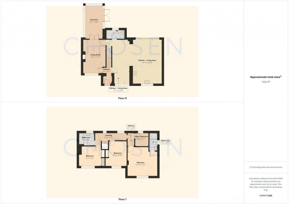 Floorplan for Pirton Lane, Churchdown, Gloucester