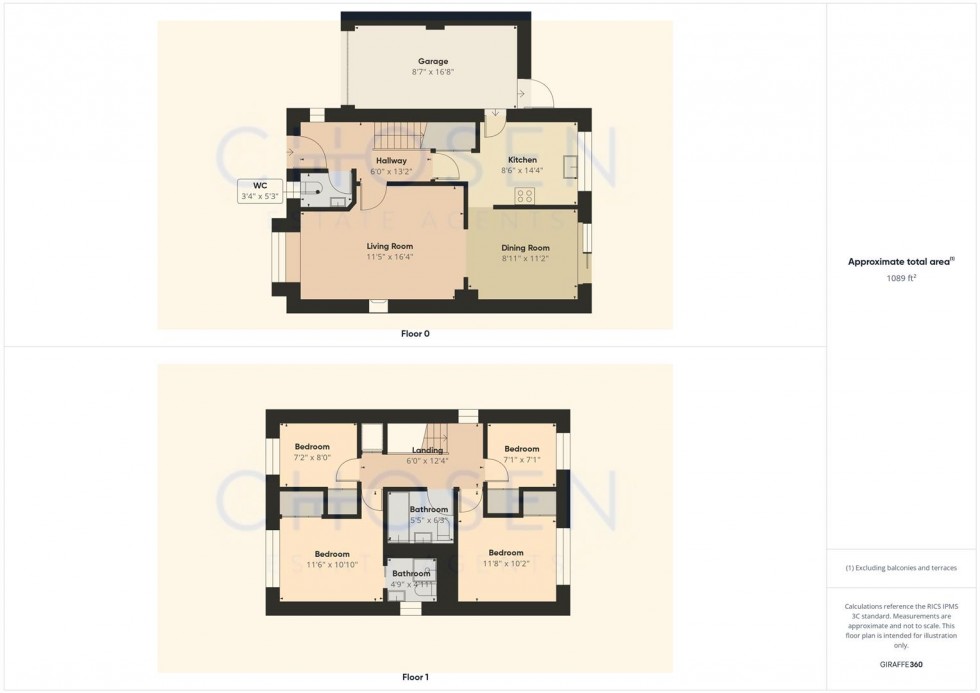 Floorplan for Armada Close, Gloucester