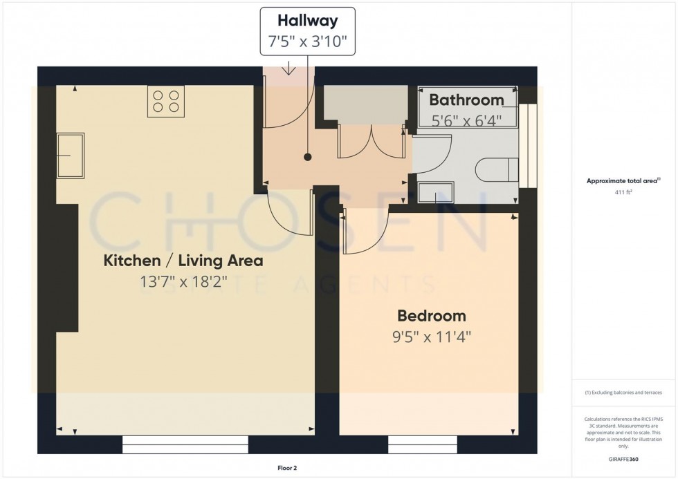 Floorplan for Church Street, Tewkesbury