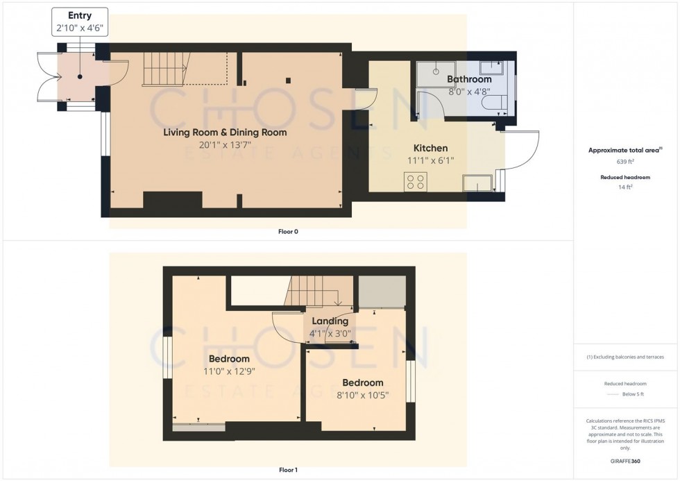 Floorplan for Linden Road, Gloucester