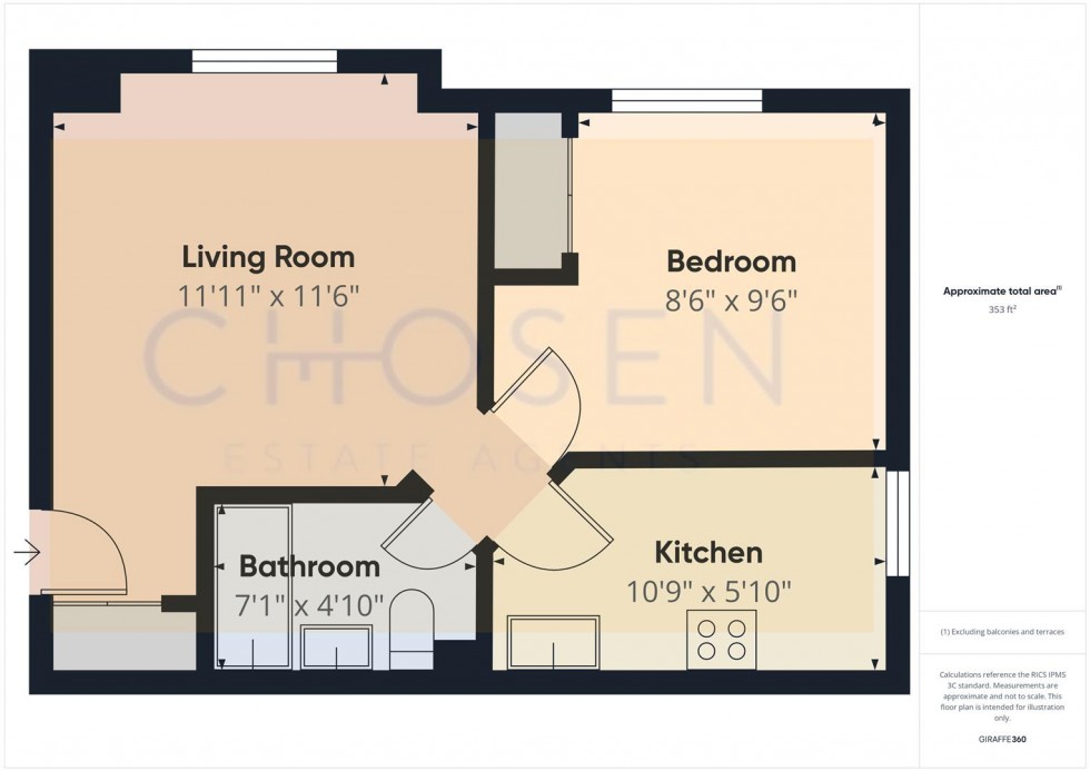 Floorplan for Vervain Close, Gloucester