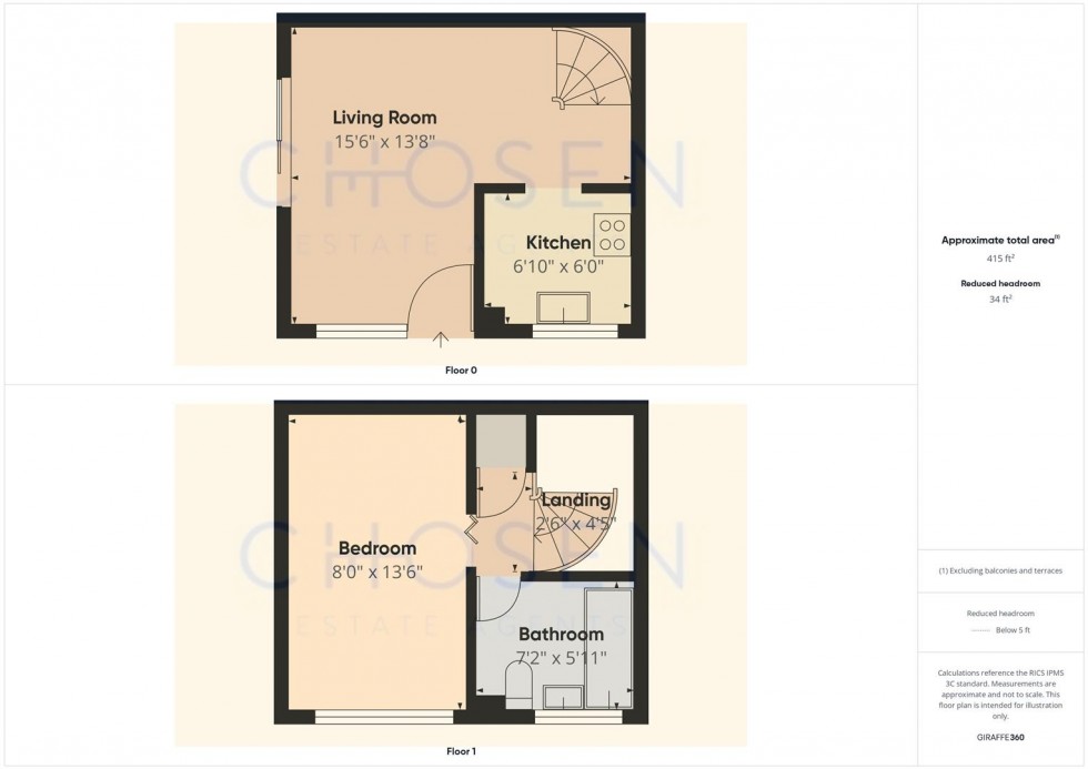 Floorplan for Harris Close, Gloucester
