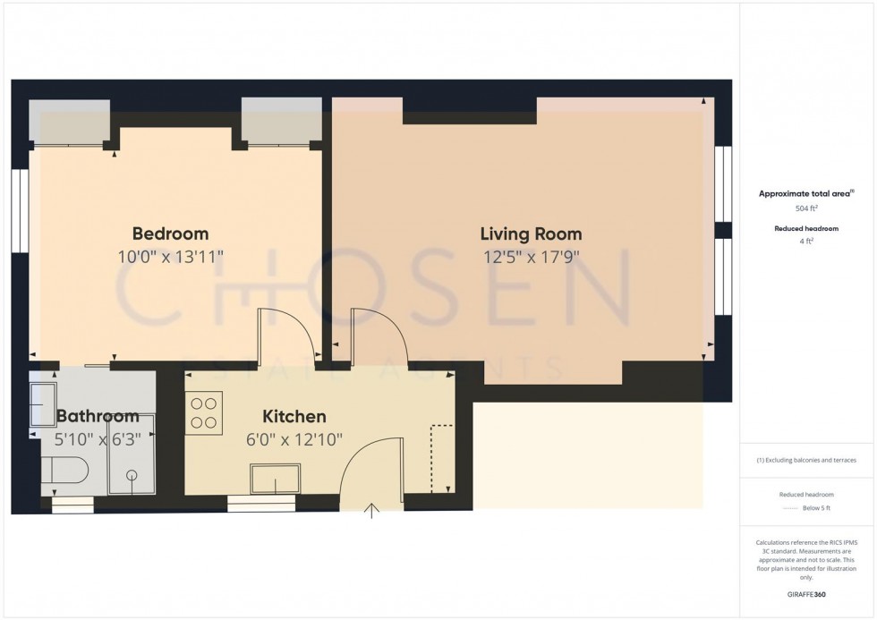 Floorplan for Denmark Road, Gloucester