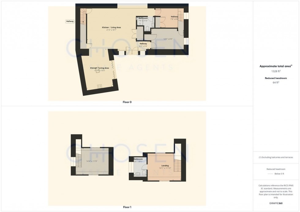 Floorplan for Walton Cardiff Lane, Tewkesbury