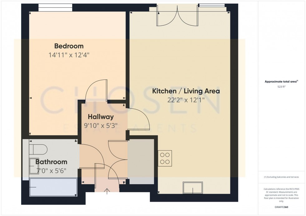 Floorplan for Burrows Close, Gloucester
