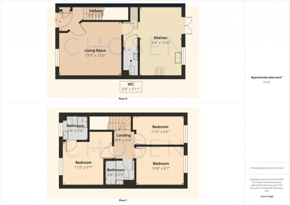 Floorplan for Challenger Road, Innsworth, Gloucester