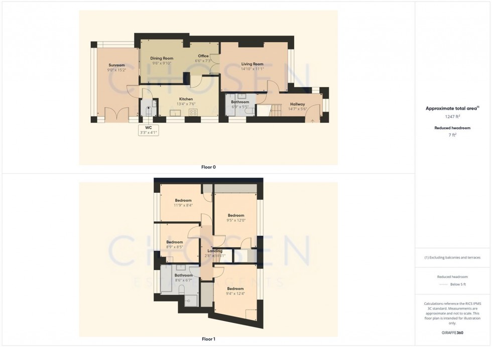 Floorplan for Oldbury Orchard, Gloucester