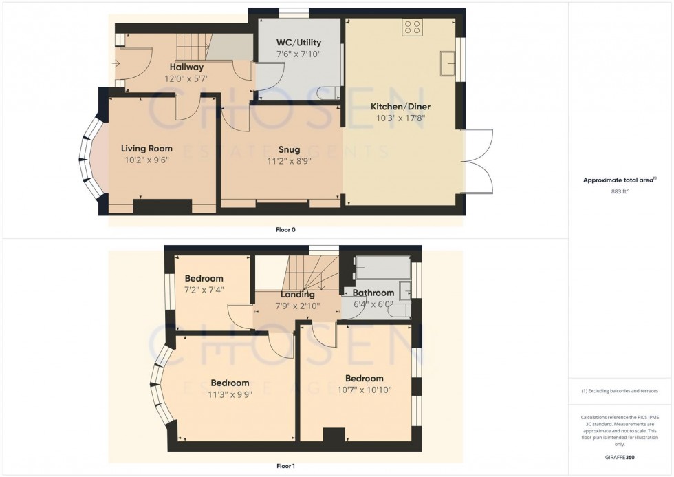Floorplan for Pirton Lane, Churchdown, Gloucester