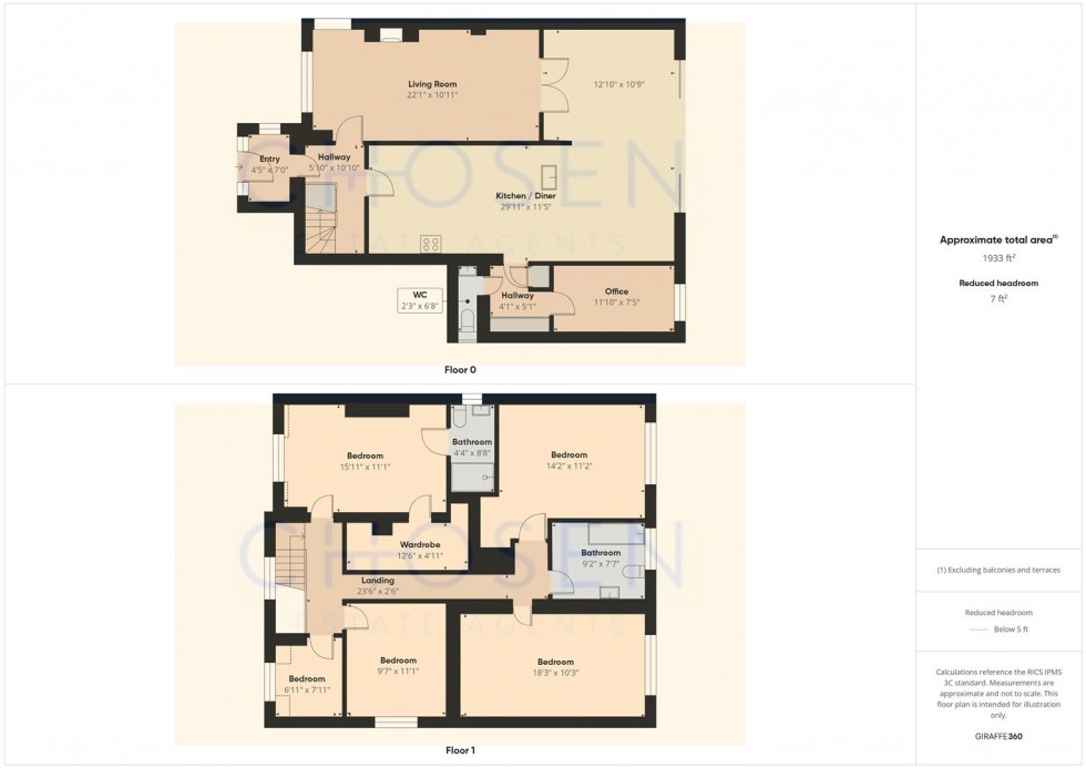 Floorplan for Cranham Lane, Churchdown, Gloucester