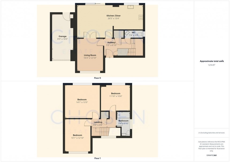 Floorplan for Cheltenham Road East, Gloucester