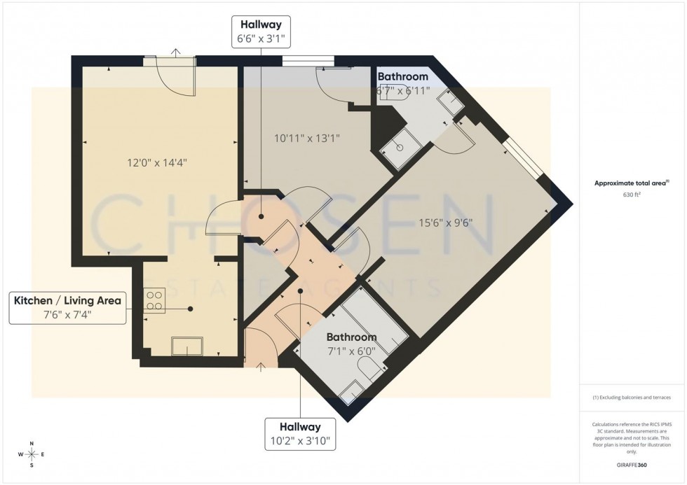 Floorplan for Longhorn Avenue, Gloucester GL1