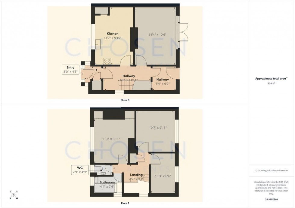 Floorplan for Innsworth Lane, Gloucester