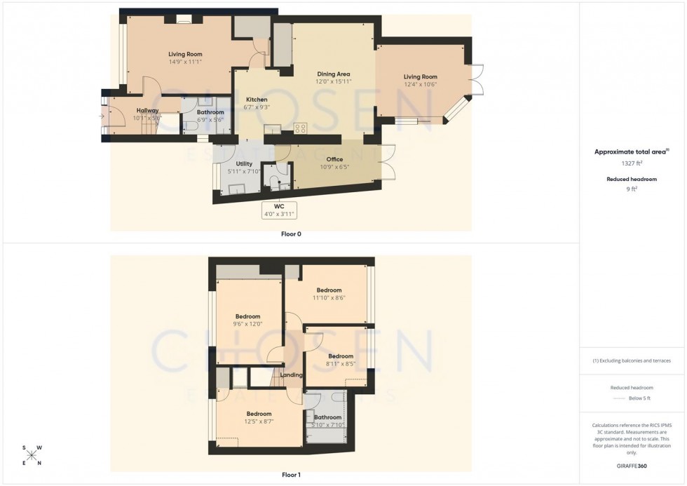 Floorplan for Oldbury Orchard, Churchdown, Gloucester