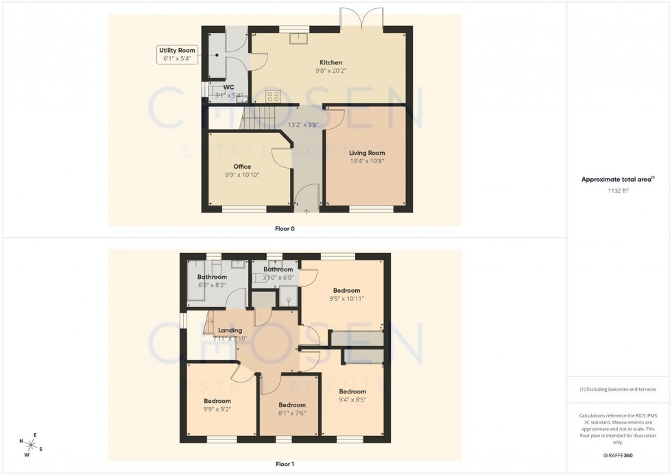 Floorplan for Hawfinch Road, Longford, Gloucester