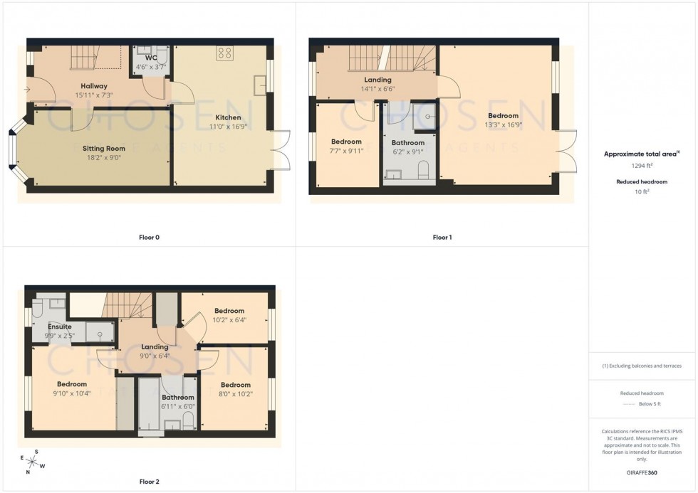 Floorplan for Thatcham Avenue Kingsway, Quedgeley, Gloucester