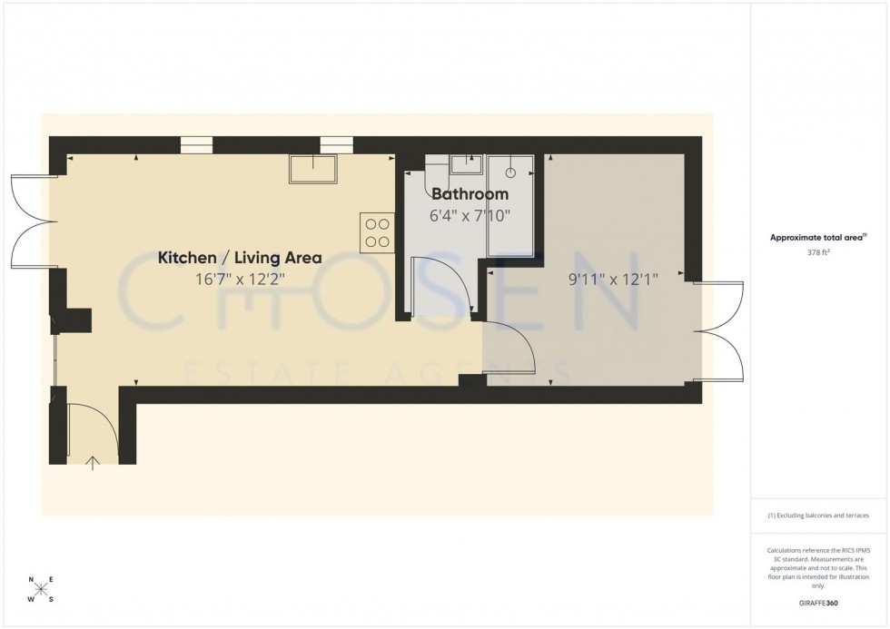Floorplan for Hanover Street, Cheltenham
