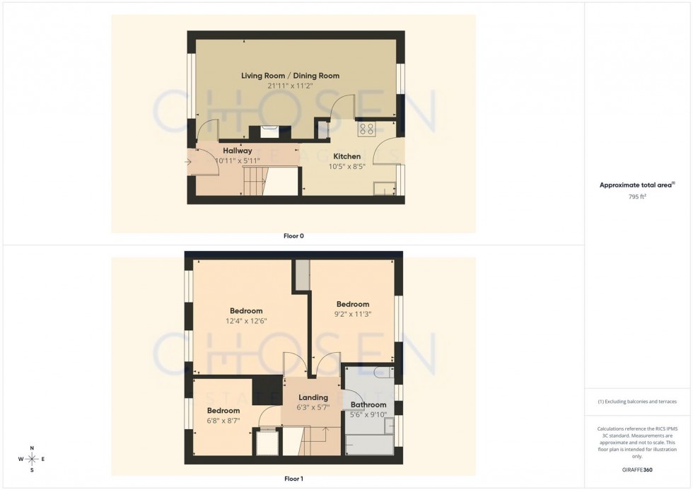 Floorplan for Humber Place, Brockworth, Gloucester