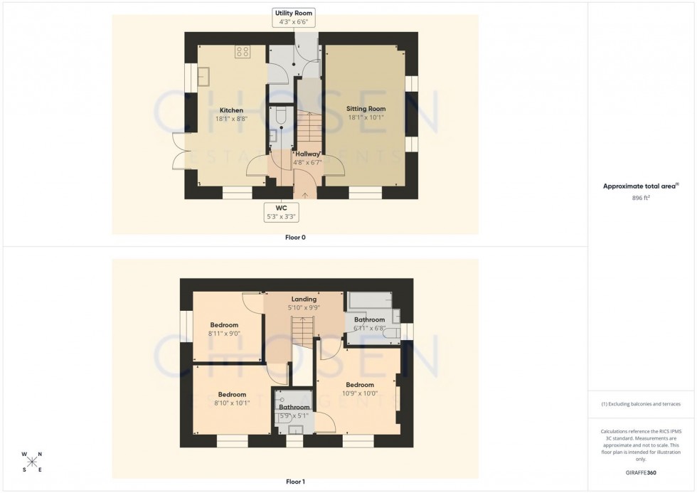 Floorplan for Springmead Avenue, Brockworth, Gloucester