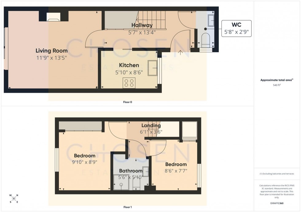 Floorplan for Church Road, Churchdown, Gloucester