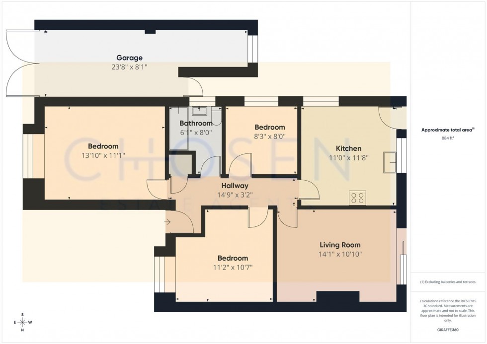 Floorplan for Brookfield Lane, Churchdown, Gloucester