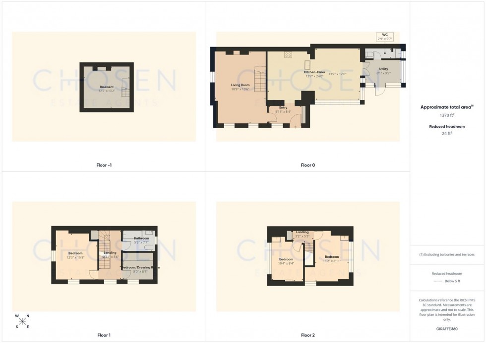 Floorplan for Far Sandfield, Churchdown, Gloucester