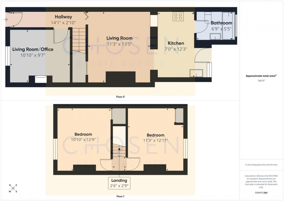 Floorplan for Millbrook Street, Gloucester