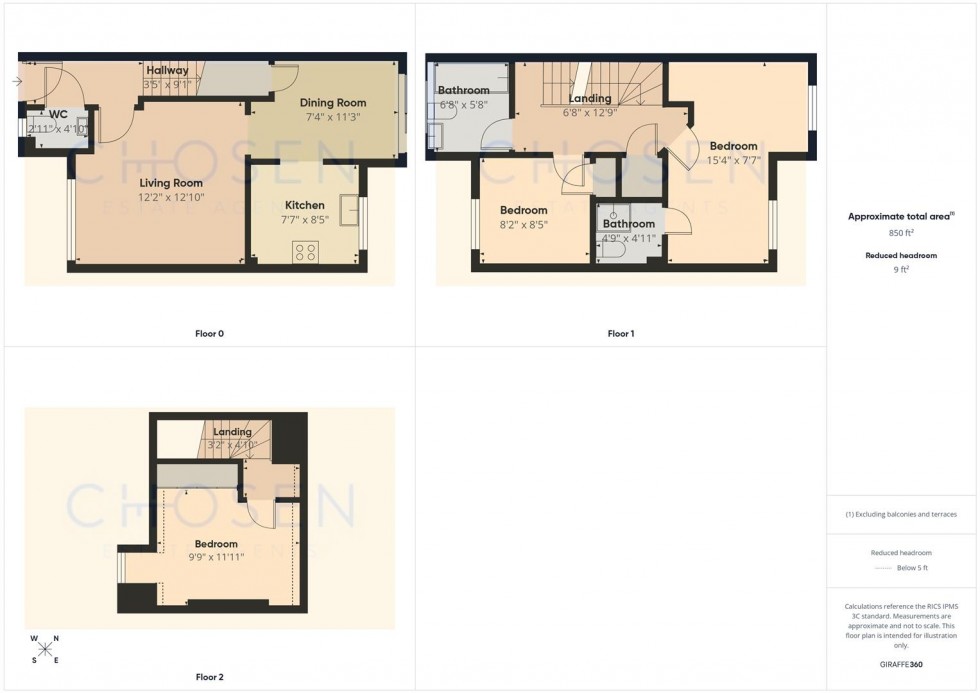 Floorplan for Tudor Close, Gloucester